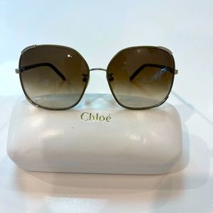 Chloe sunglasses olive green